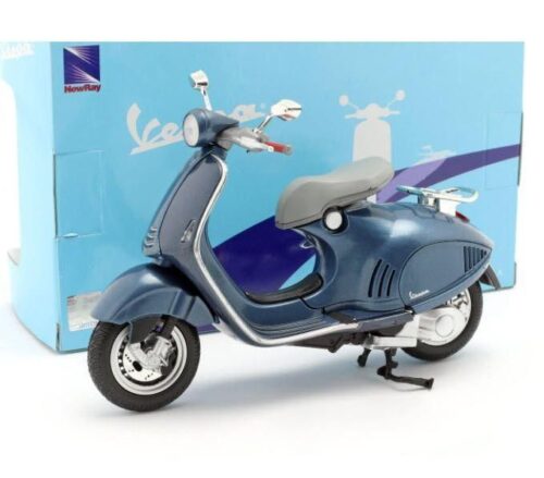 MODEL DIE CAST VESPA 946, BLUE SCALE 1:12, NEWRAY 57613B