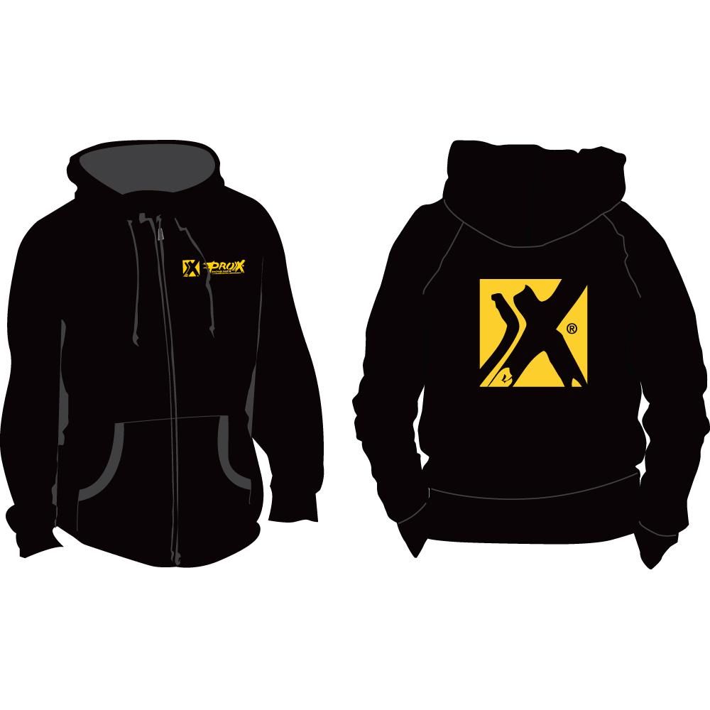 PRO-X HOODIE SWEATER, 99.6043.L, BLACK, APPAREL, LARGE - Image 3