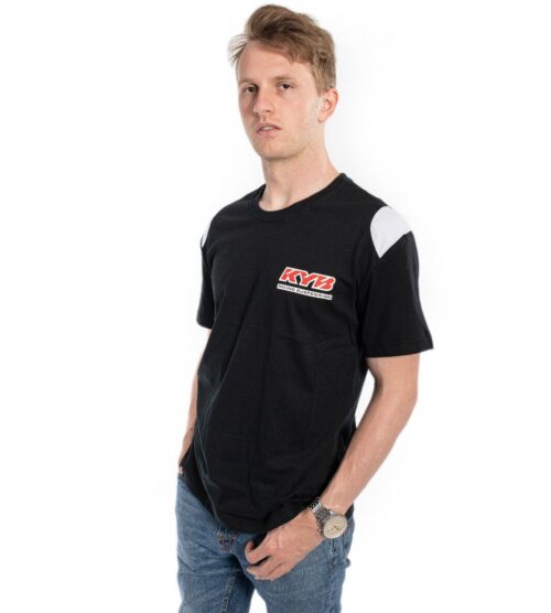 KYB T-SHIRT LARGE BLACK KYB-TSHIRT-1