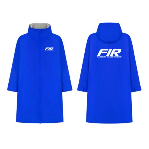 CHANGING DRY ROBE – FIR TEXT – BLUE – ADULT ONE SIZE