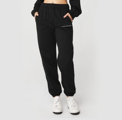 FIR BLACK TRACKSUIT BOTTOMS – L