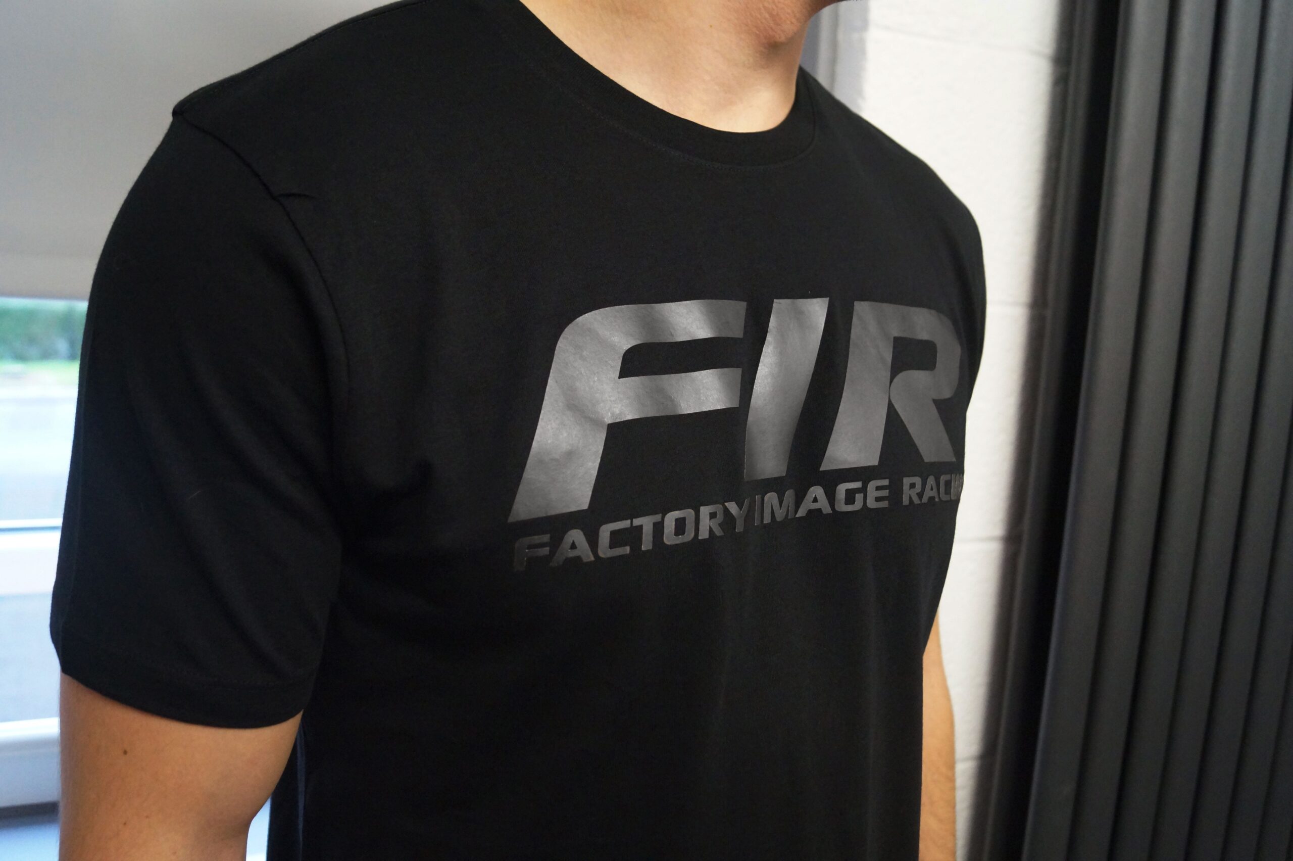 T SHIRT – BLACK ON BLACK – SIZE – M