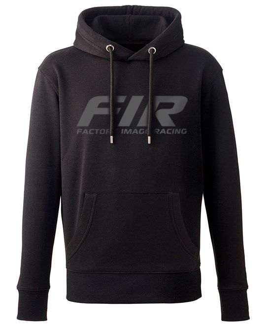 MENS HOODIE SWEATER - BLACK ON BLACK - SIZE - XL