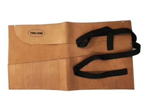 TOOL ROLL 12 POCKET SUEDE LEATHER 525x285mm – TOOLZONE KDPTB031