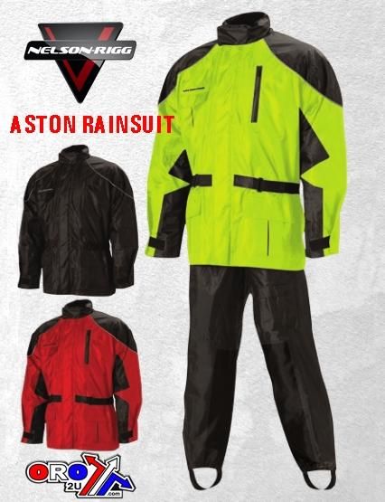 ASTON RAINSUIT BK/YE 2X LARGE, NELSON-RIGG BLACK/YELLOW, AS-3000-HVY-05-XX - Image 3