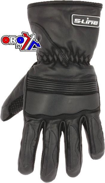 GLOVE BLACK LEATHER MED GAN820M