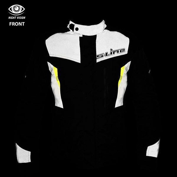 JACKET ADVENTURE EVO BLACK/YELLOW MEDIUM, S-Line Night Vision, VESTLGEVO13 - Image 3