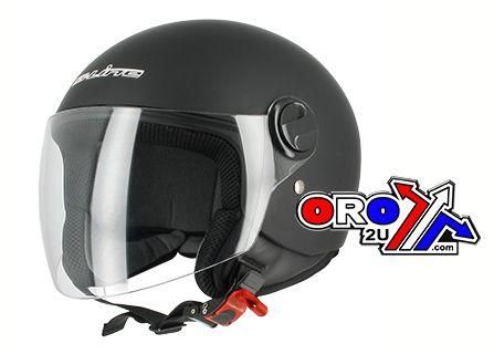 HELMET ROAD XS 54 MATT BLACK, HALF JET VISOR S-LINE S740, DEC1F1001 - Image 2