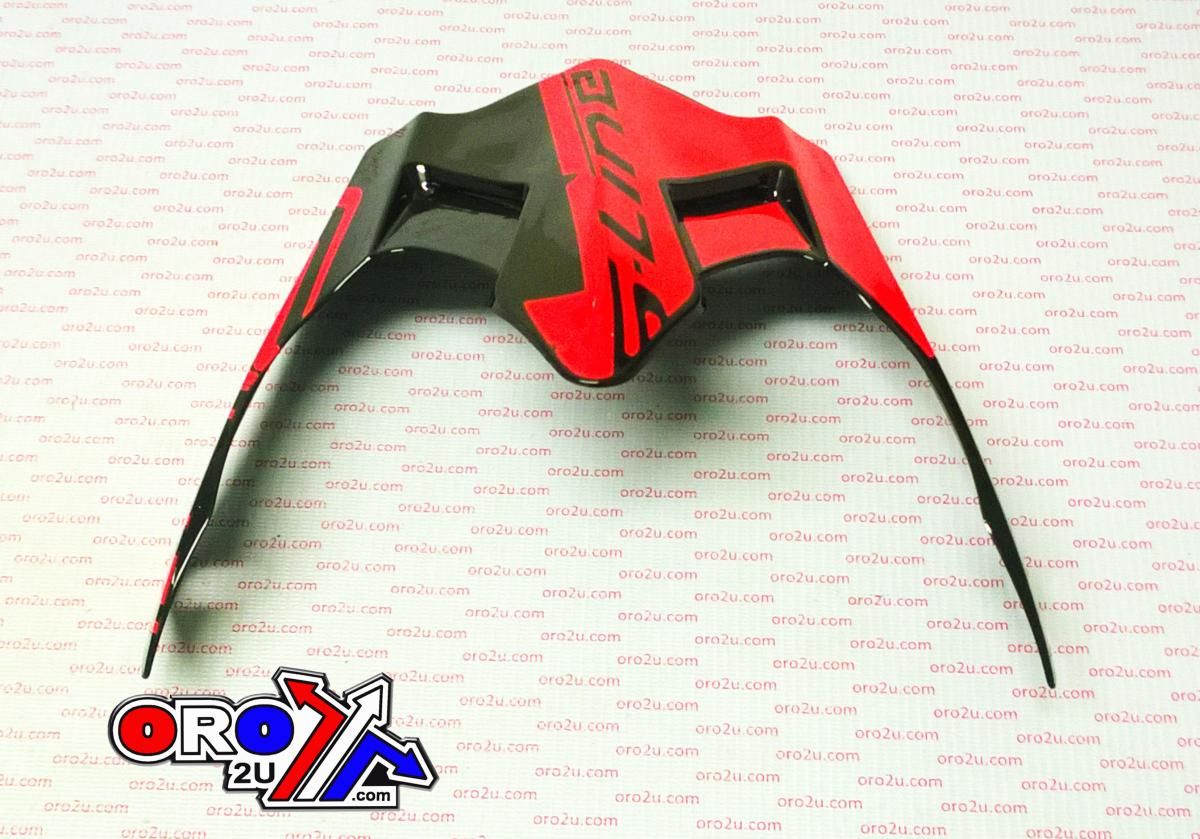 HELEMT PEAK BLACK/RED, S813N PEAK CRO1GAC03 - Image 2