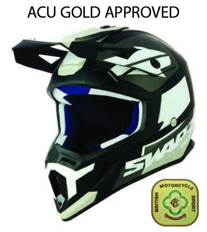 MX HELMET XL 62 BLACK/WHITE, SWAP'S S818 FULL FACE CSW5G1105, !! ACU GOLD APPROVED !! - Image 3