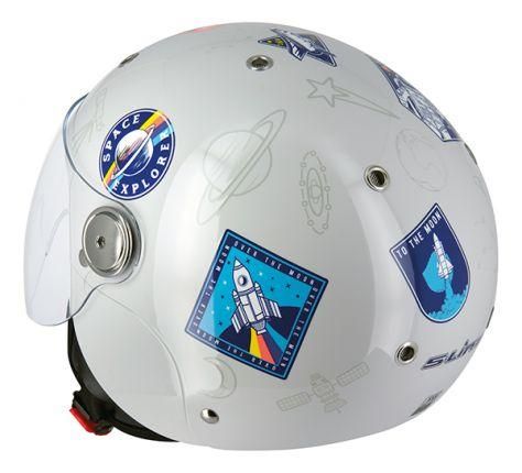 KIDS HELMET Medium 49-50cm – SPUTNIK S775 Silver, S-Line JJS2G1002