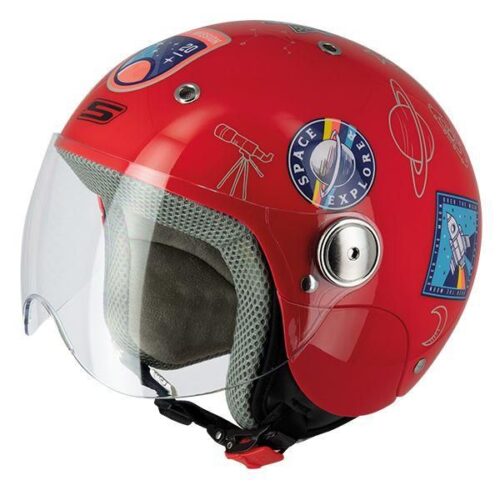 KIDS HELMET Large 51-52cm – SPUTNIK S775 Red, S-Line JJS4G1003