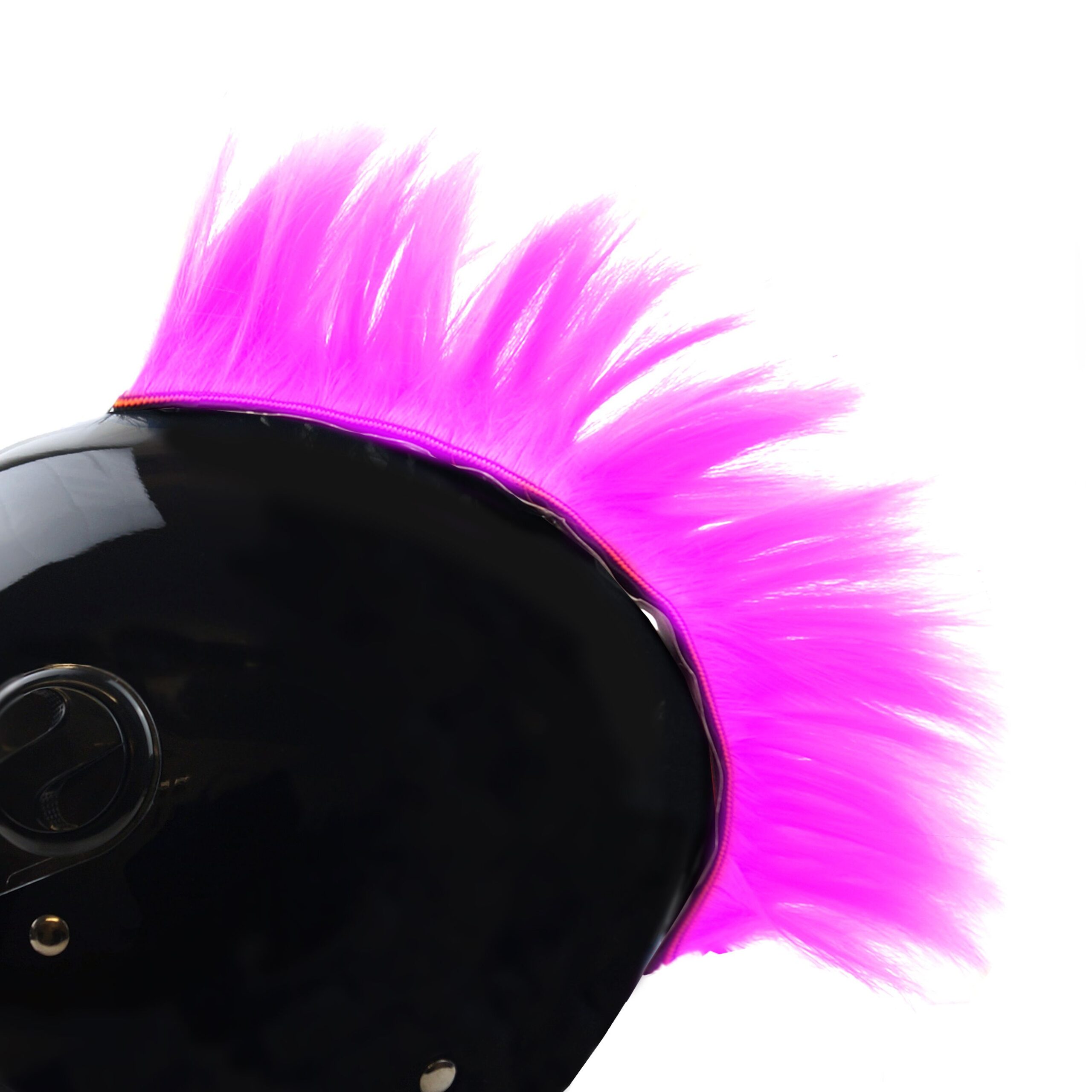 HELMET DECORATION MOHAWK PINK, ADHESIVE LOOSE HAIR BLADE DESIGN