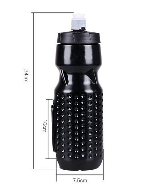 Magnetic Cycling Water Bottle Holder Cage 710ml - Grey - Fidlock Style Connection - Image 2