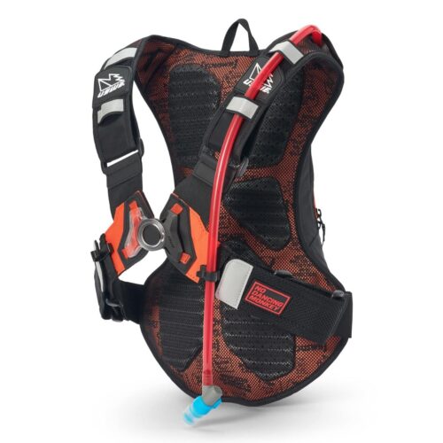 Moto Hydro 12L Dirt Biking Hydration Pack – Black/Orange – USWE 5212090038