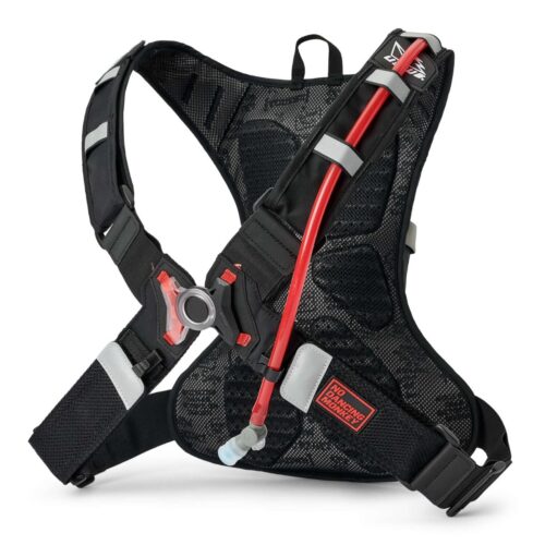 Moto Hydro 4L XTR Dirt Biking Hydration Pack XXL – Black/Grey – USWE 5204085001