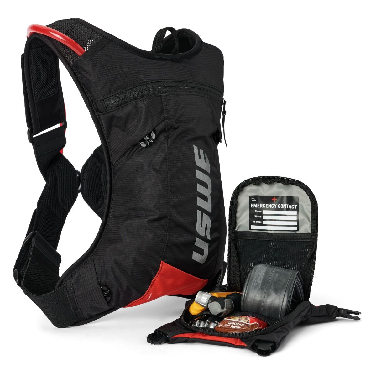 MTB Hydro 3L Hydration Pack - Black/Red - USWE 5203078036 - Image 4