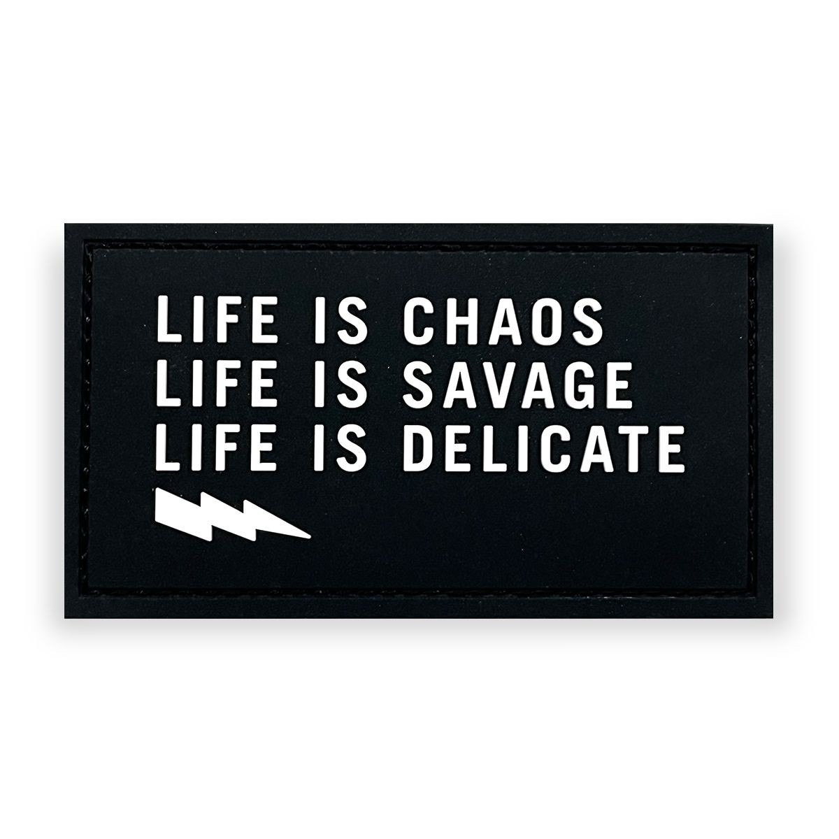 Life is Chaos Rubber Patch - USWE 101247