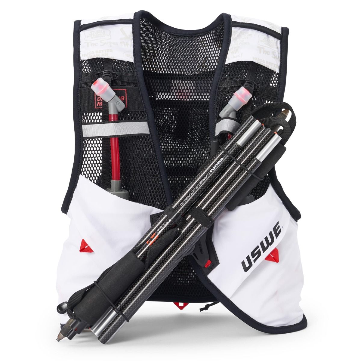 Pace 8L Trail Running Vest XL - White/Black - USWE 52080870295 - Image 2