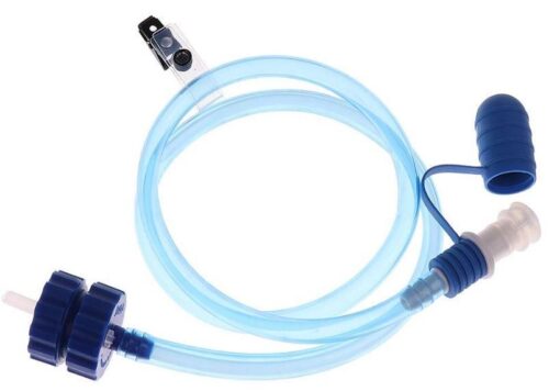 Water Bottle Hose Hydration Reservoir Pack, BITE VALVE WITH HOSE CLIPS, Note. This is not made by Camelbak