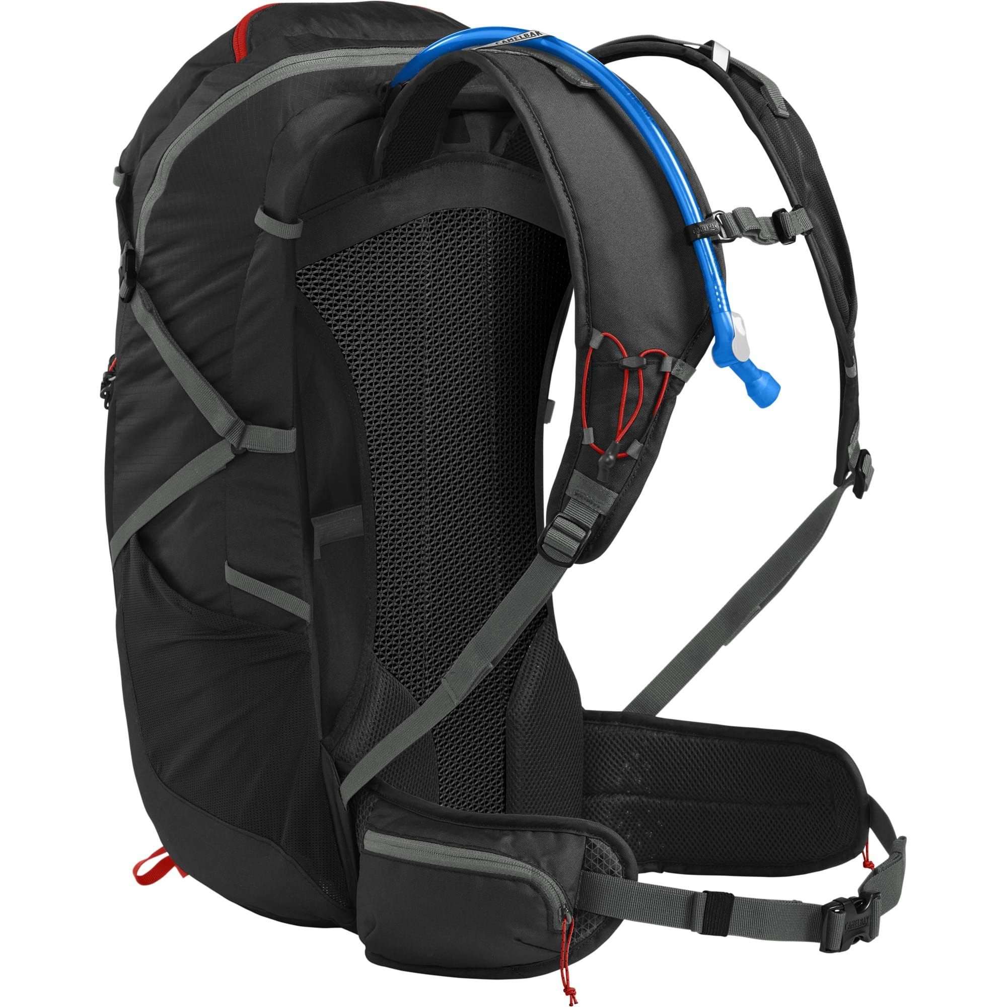 CAMELBAK FOURTEENER 32 HYDRATION PACK 2023: BLACK/RED POPPY 32L CBFOUR32 - Image 2