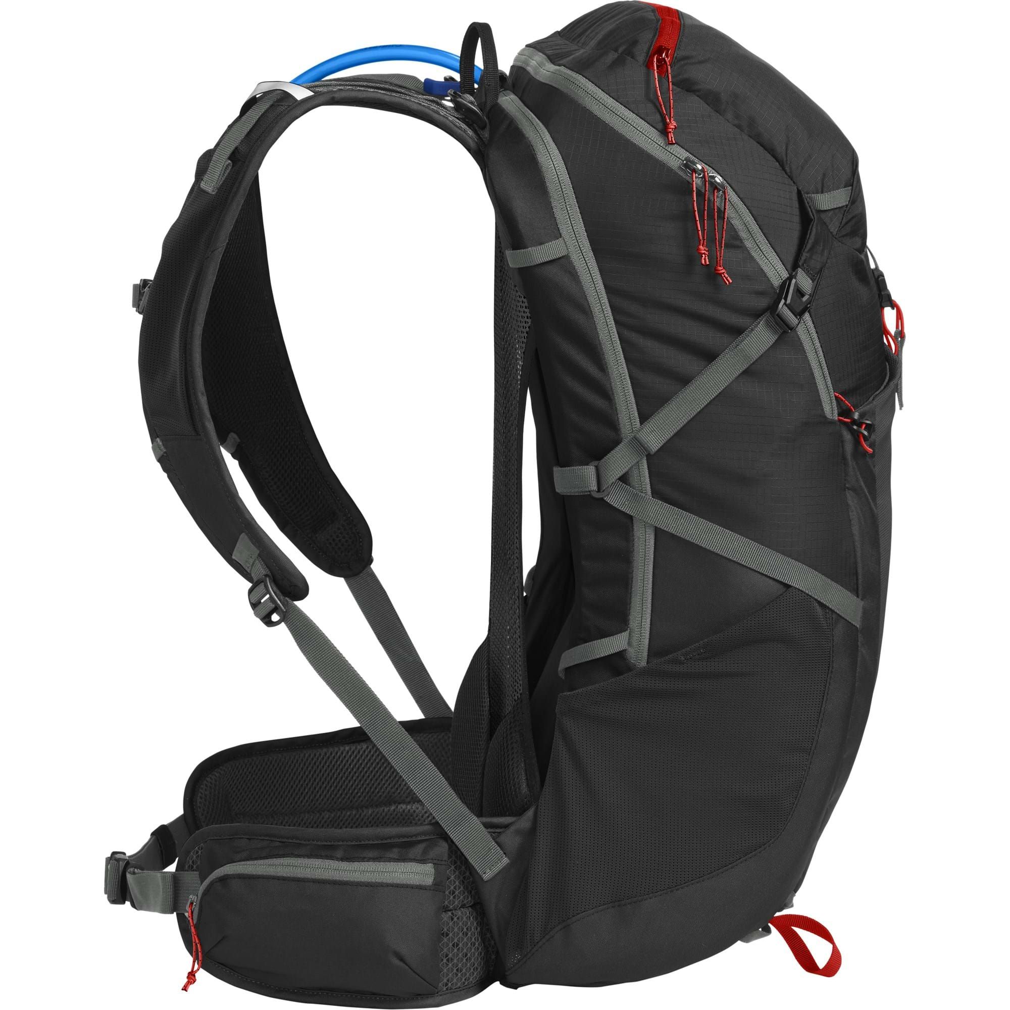 CAMELBAK FOURTEENER 32 HYDRATION PACK 2023: BLACK/RED POPPY 32L CBFOUR32 - Image 3