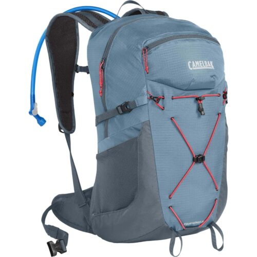 CAMELBAK WOMEN’S FOURTEENER 24 HYDRATION PACK 2023: SMOKE BLUE/FIERY CORAL 24L CBWFOUR24