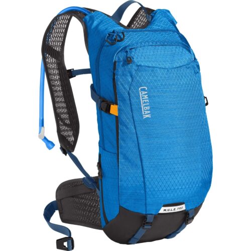CAMELBAK M.U.L.E. PRO 14 HYDRATION PACK 14L WITH 3L RESERVOIR 2023: IBIZA BLUE/ORANGE CBMULPRO