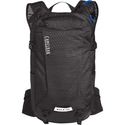 CAMELBAK WOMEN’S M.U.L.E. PRO HYDRATION PACK 14L WITH 3L RESERVOIR 2021: BLACK/WHITE CBWMULPRO