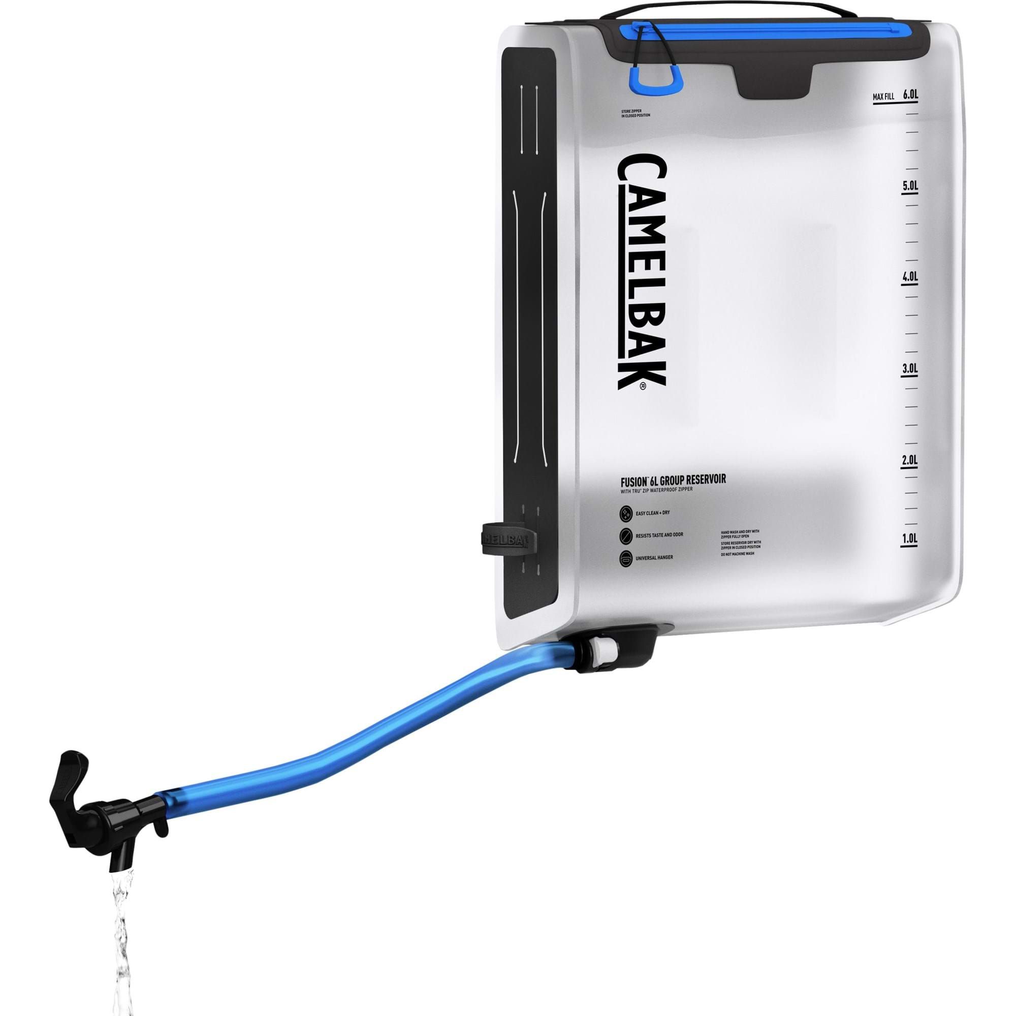CAMELBAK FUSION 6L GROUP RESERVOIR WITH TRU ZIP WATERPROOF ZIPPER 2022: CLEAR 6L CBFUSION6