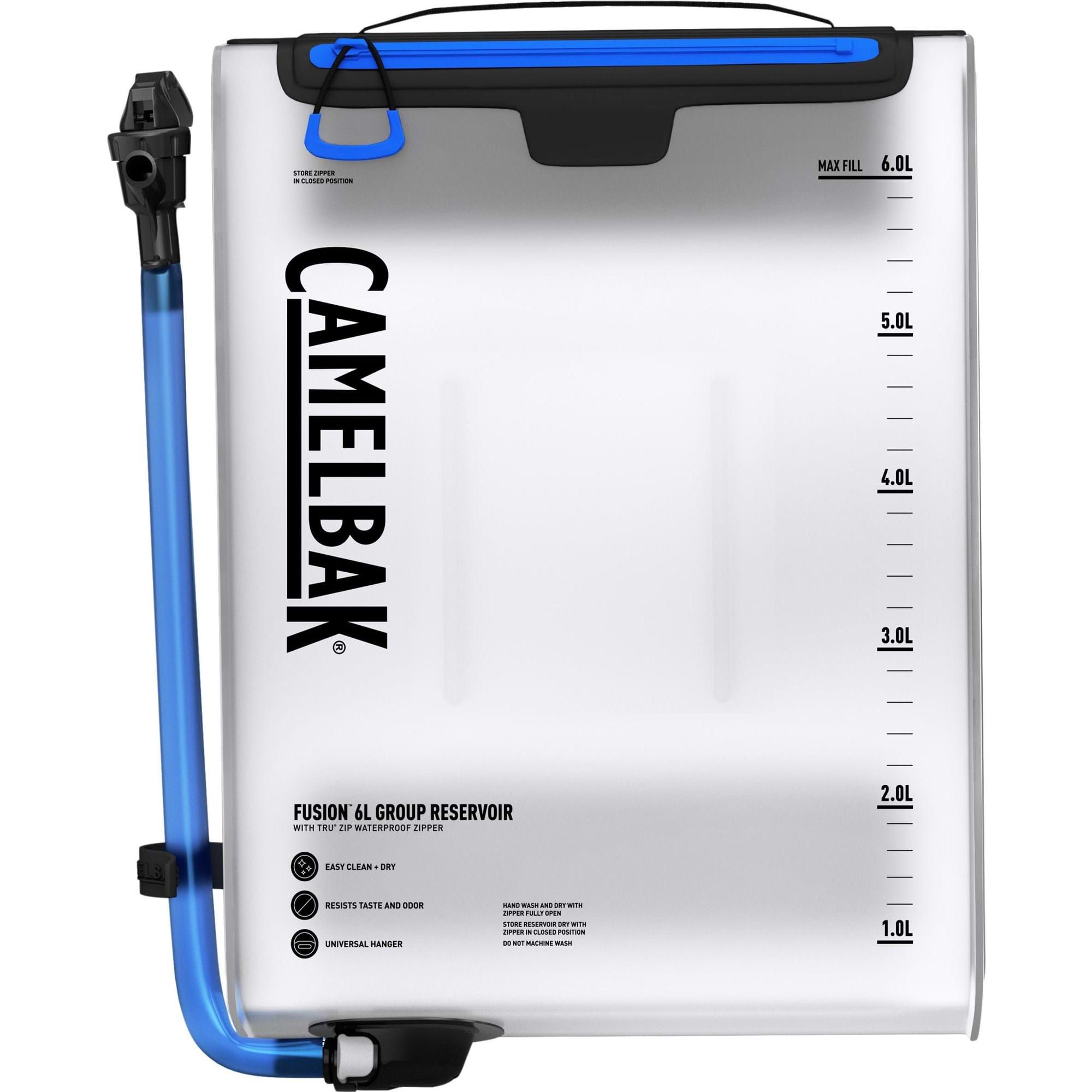 CAMELBAK FUSION 6L GROUP RESERVOIR WITH TRU ZIP WATERPROOF ZIPPER 2022: CLEAR 6L CBFUSION6 - Image 3