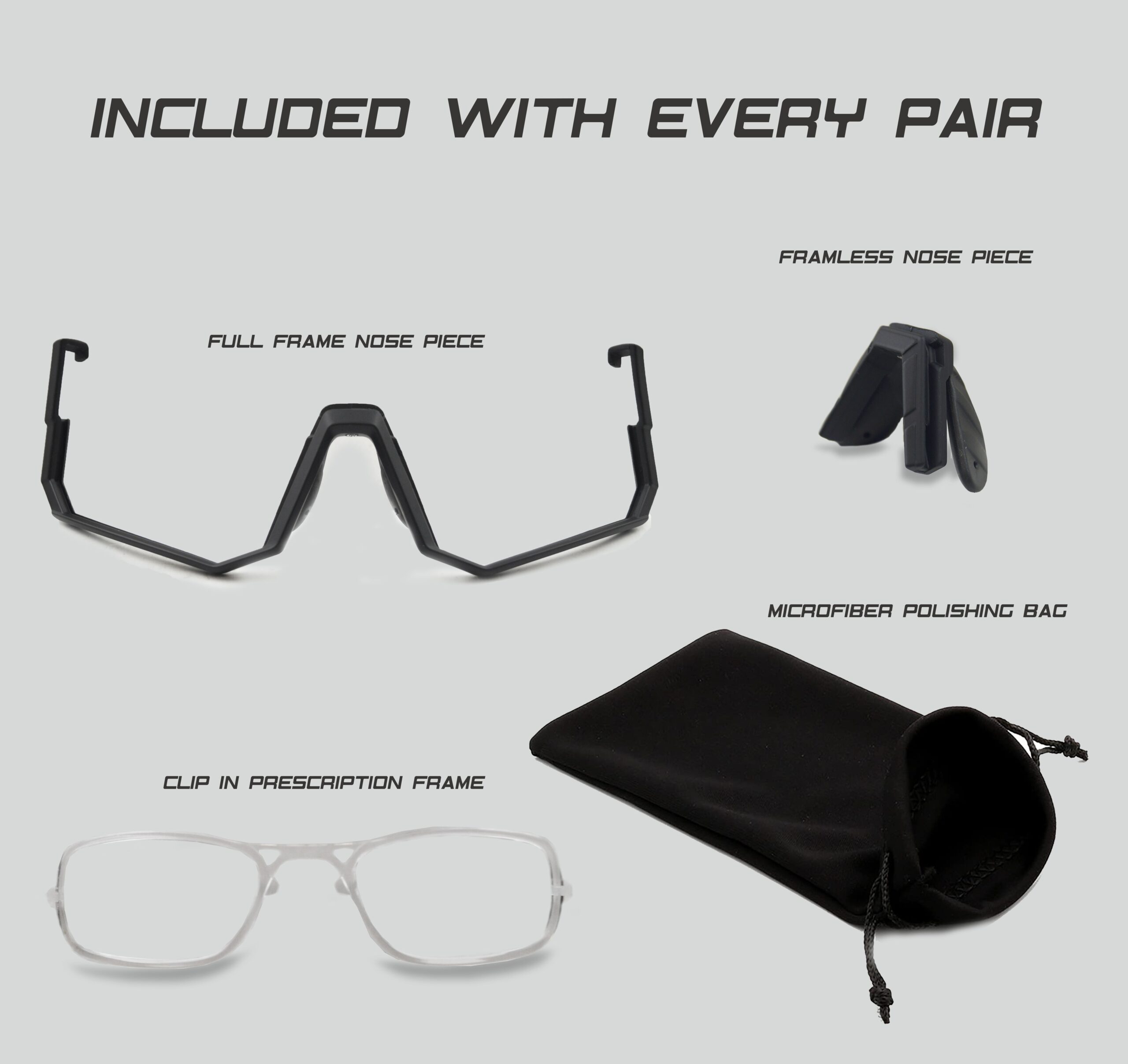 2-IN-1 Gold V3 Polarised UV400 Sunglasses - Image 3