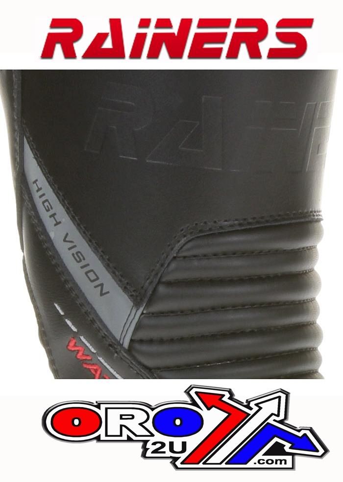BOOTS BLACK 974 US 12 RAINERS, WATERPROOF ROAD / STREET, 974EBD46 - Image 2