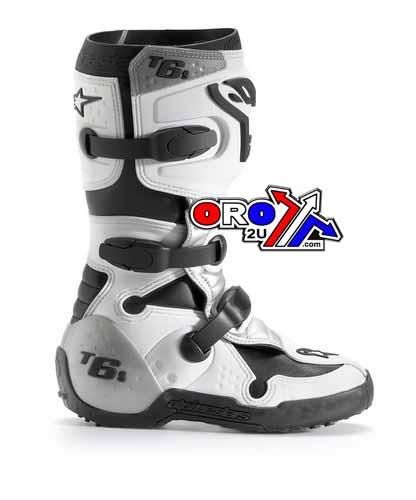 N.L.A OFFER TECH-7S PART NO 99-015.04.BW, TECH-6s JUNIOR WE/WE 4, ALPINESTARS MOTOCROSS BOOTS