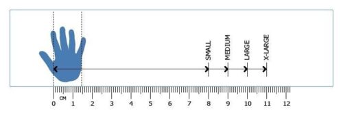 NITRILE GLOVES MEDIUM PK100 GLV6M