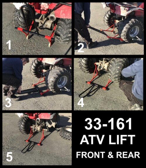 ATV REAR ELEVATOR BLUE BLACK, ATV / QUAD FAST EASY LIFT