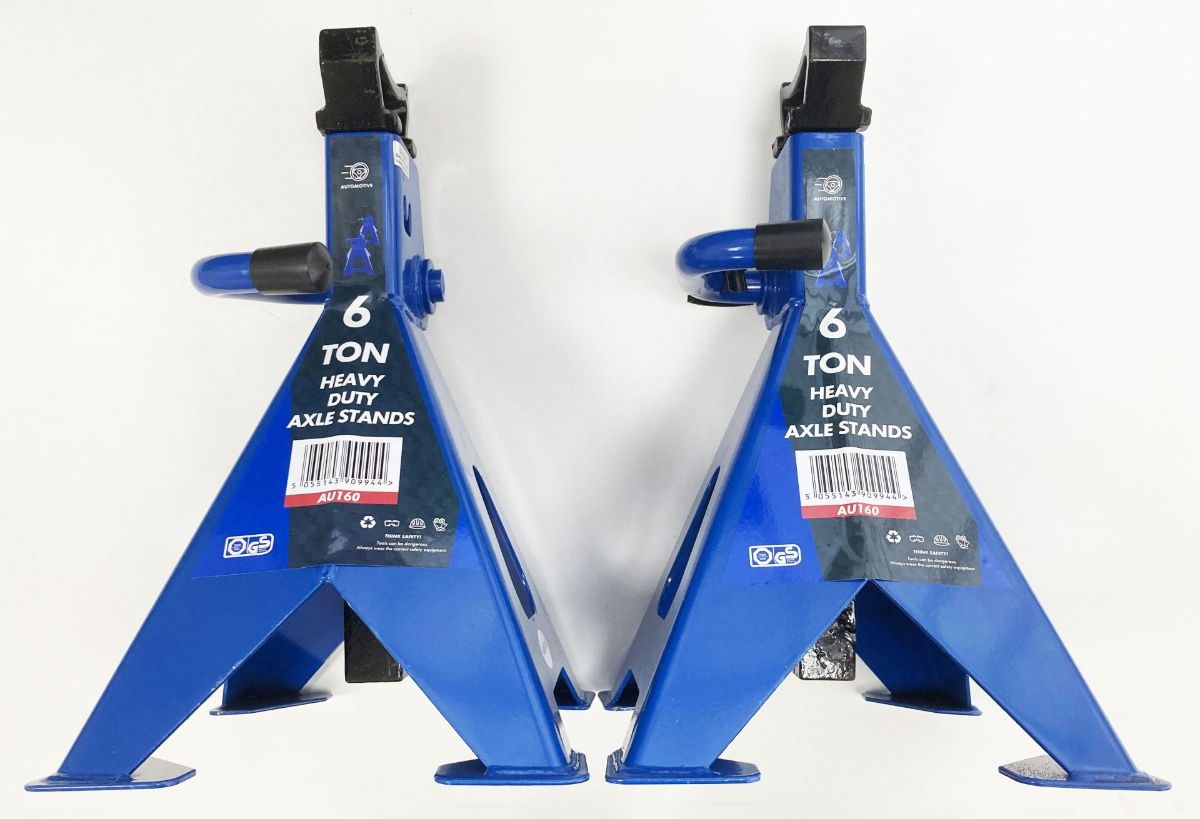 AXLE STANDS 6 TON 1 PAIR - TOOLZONE KDPAU160 - Image 2