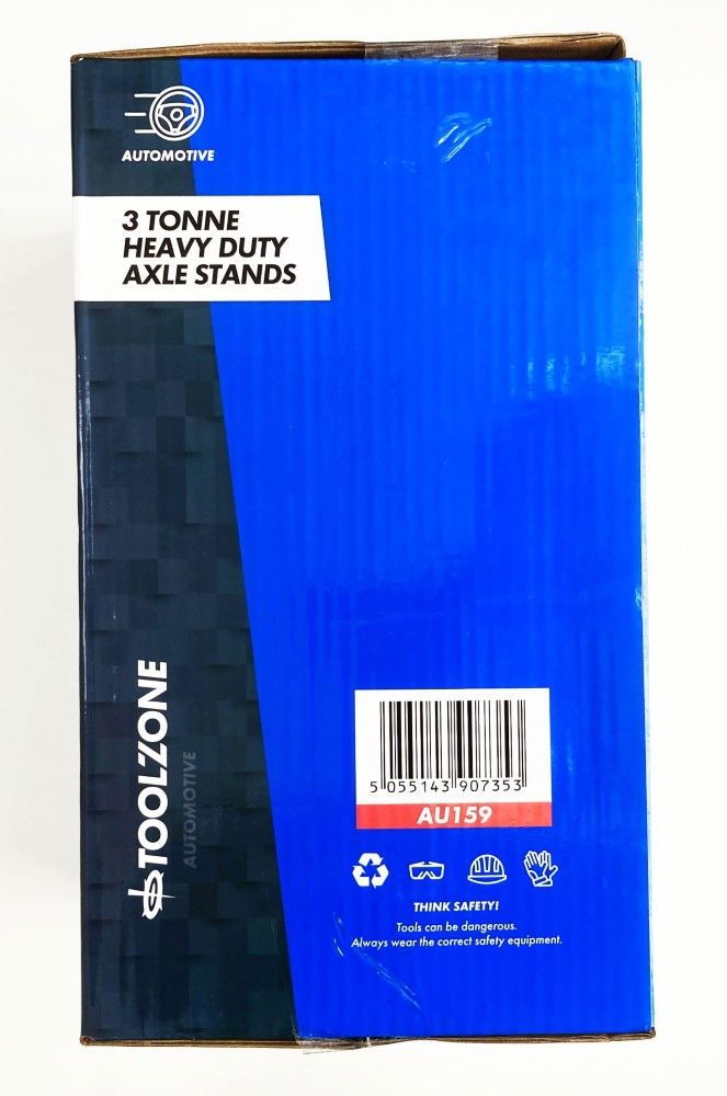 AXLE STANDS 3 TON 1 PAIR - TOOLZONE KDPAU159 - Image 2