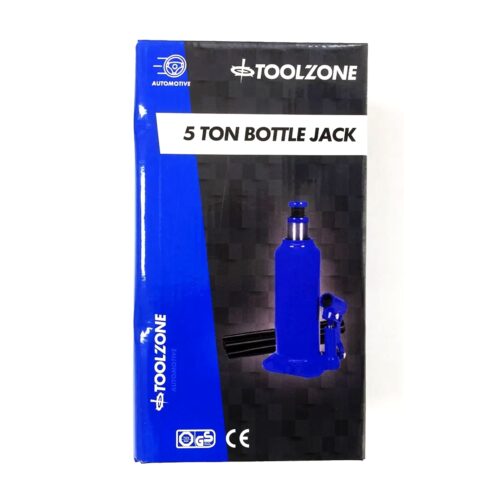 BOTTLE JACK 5 TON min height 216mm max height 413mm – TOOLZONE KDPAU149