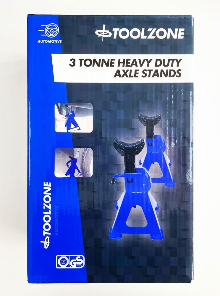 AXLE STANDS 3 TON 1 PAIR - TOOLZONE KDPAU159 - Image 5