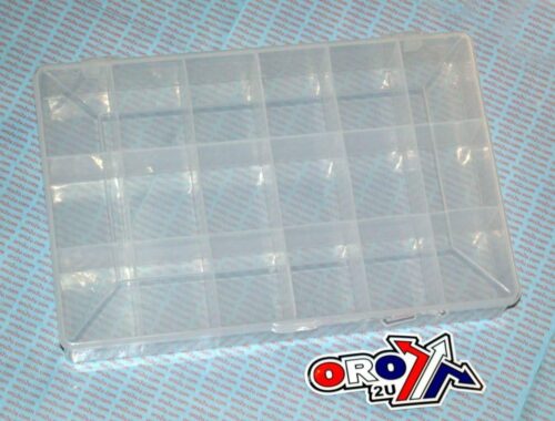 PLASTIC BOX 18 SECTIONS, TUB TRAY ORGANISER ORGANIZER