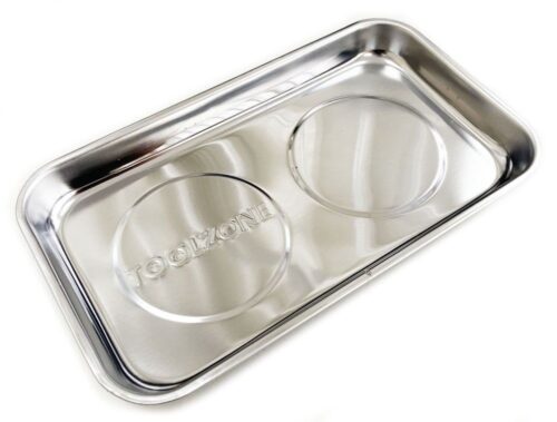 MAGNETIC PARTS TRAY STAINLESS STEEL 140 x 240mm – TOOLZONE KDPAU210