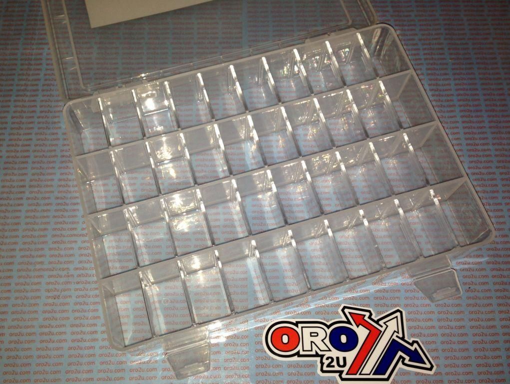 PLASTIC STORAGE BOX 40 SECTIONS, TUB TRAY ORGANISER ORGANIZER, JET MAIN PILOT CARB FUEL - Image 2