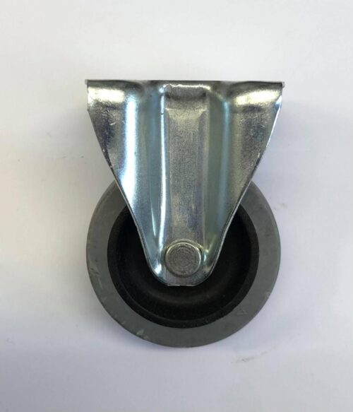 50MM FIXED PLATE CASTOR EA, GREY SYNTH RUB TYRE, C050/DSF/7