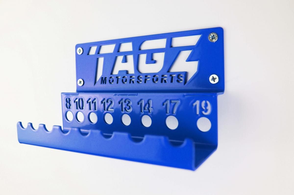 TAGZ ORGANISER T-BAR RACK BLUE, FITS UP TO 8 T-BARS - Image 3