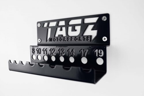 TAGZ ORGANISER T-BAR RACK BLACK, FITS UP TO 8 T-BARS