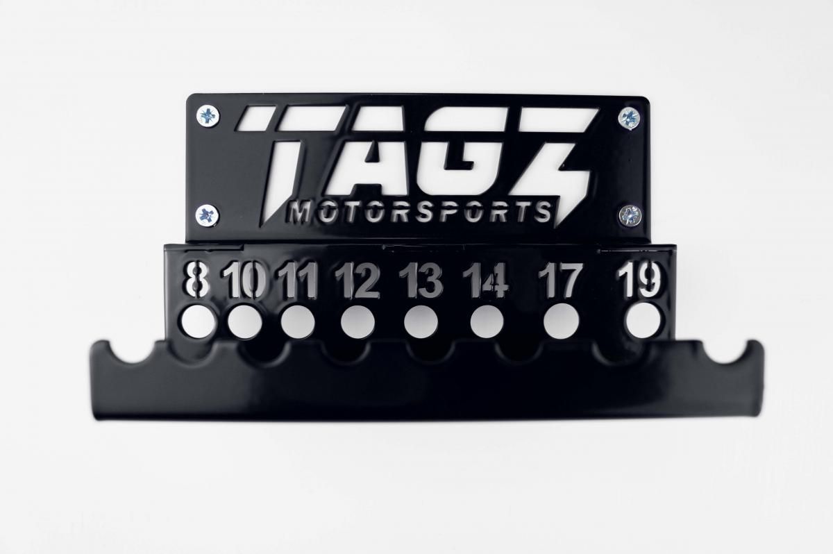 TAGZ ORGANISER T-BAR RACK BLACK, FITS UP TO 8 T-BARS - Image 3