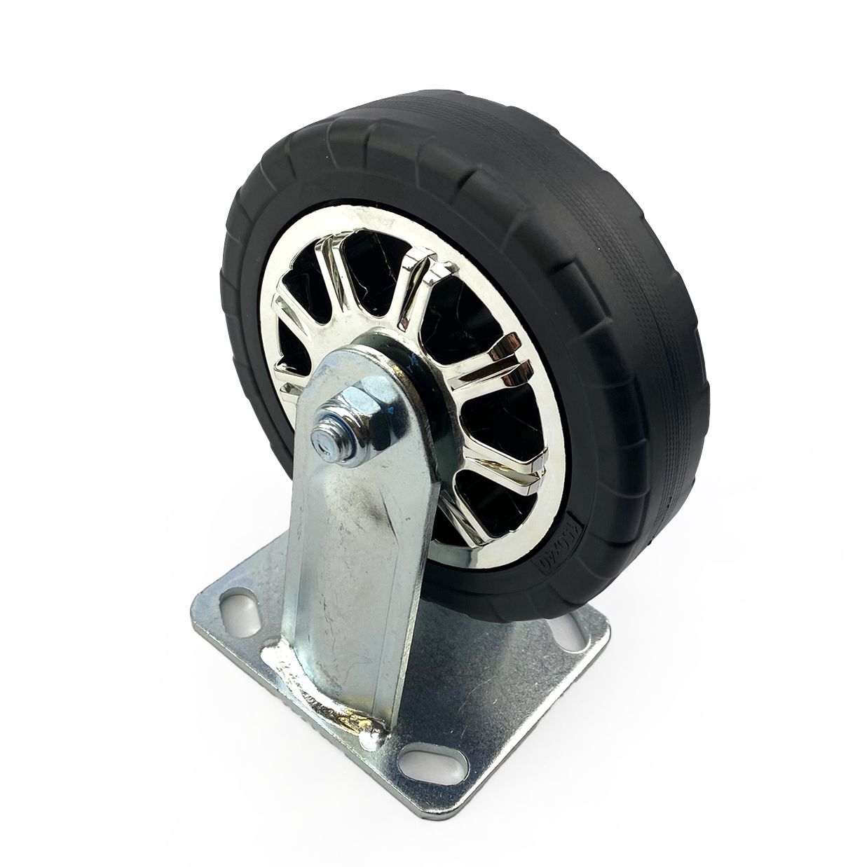 CASTOR WHEEL HEAVY DUTY 6" FIXED - EACH - Image 2