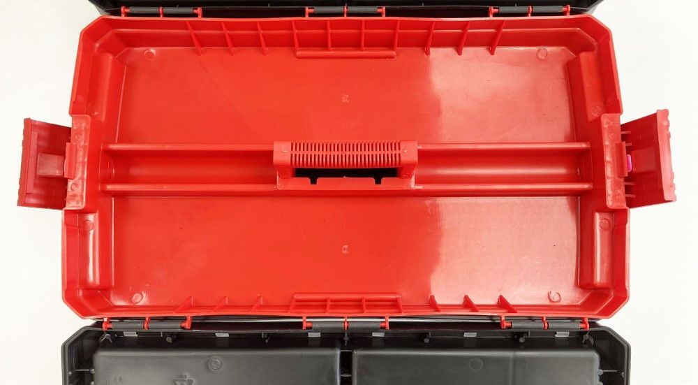 TOOLBOX MAESTRO 24" WITH ORGANISER LIDS AND CARRY TRAY - TOOLZONE KDPTB097 - Image 3