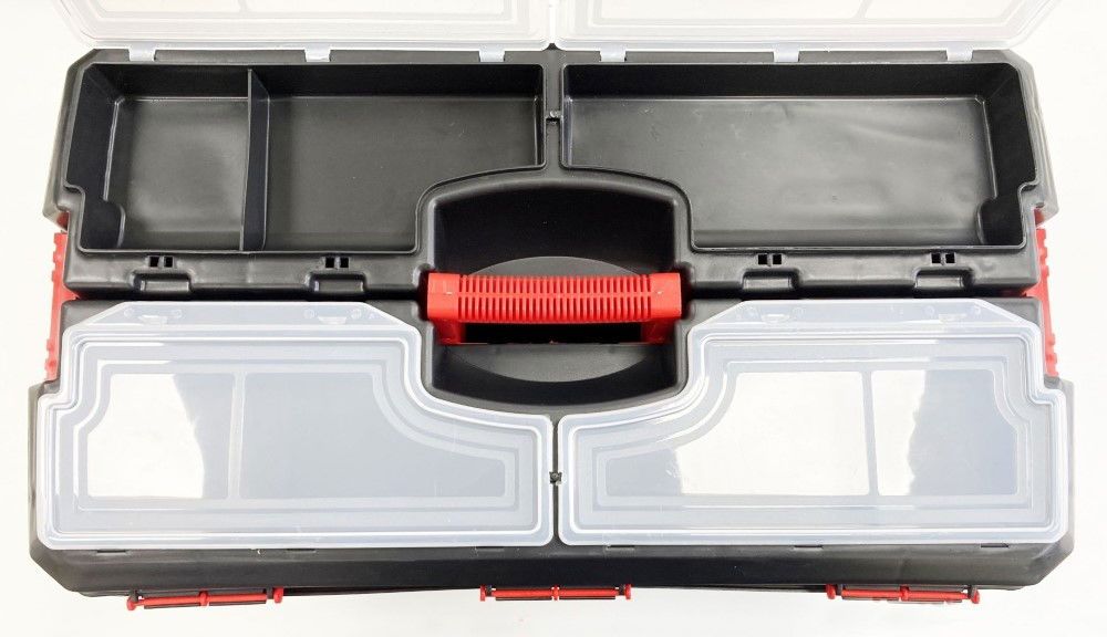 TOOLBOX MAESTRO 24" WITH ORGANISER LIDS AND CARRY TRAY - TOOLZONE KDPTB097 - Image 4